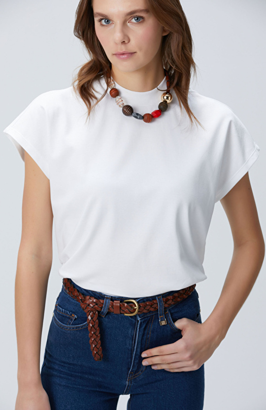 Beyaz Basic T-shirt