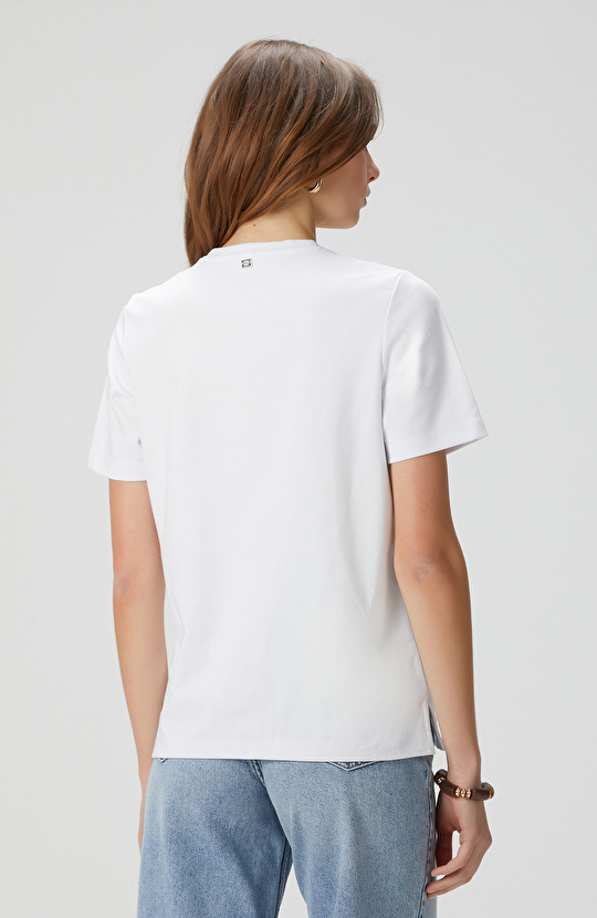Beyaz Basic T-shirt