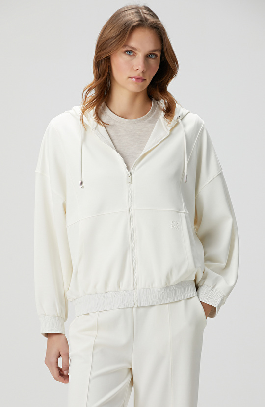 Kırık Beyaz Sweatshirt