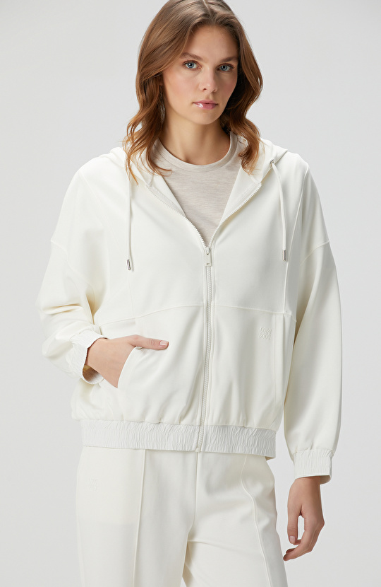 Kırık Beyaz Sweatshirt