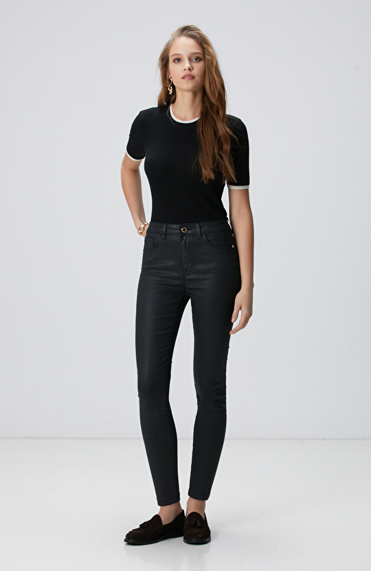 Siyah Denim Pantolon