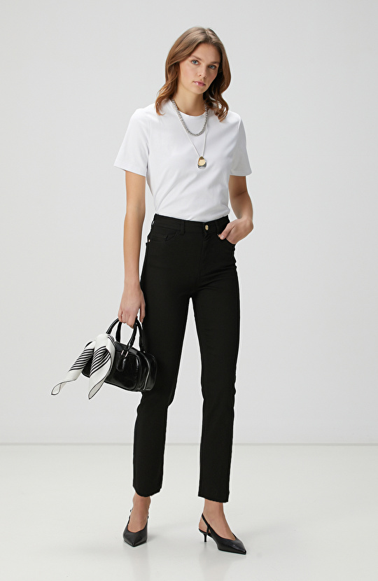 Siyah Denim Pantolon