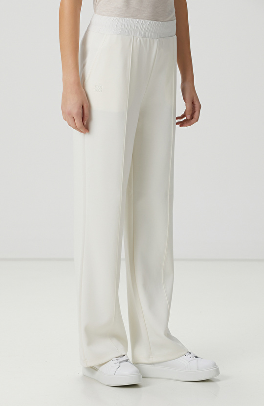 Kırık Beyaz Eşofman Altı