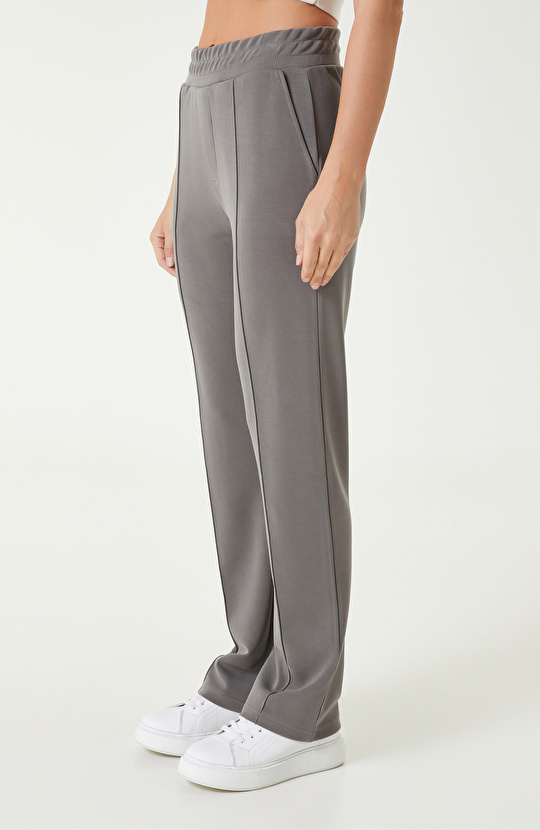 Antrasit Modal Karışımlı Eşofman Altı