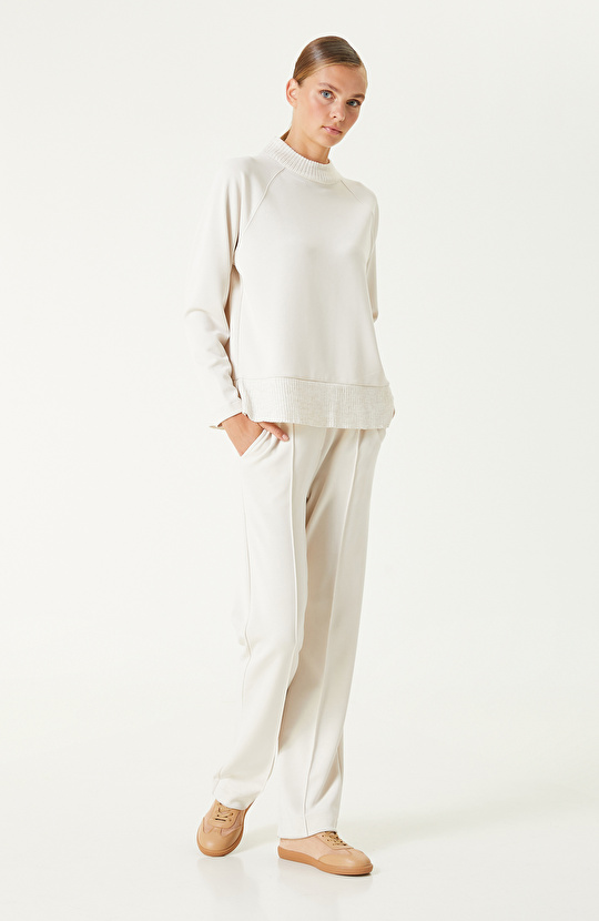 Taş Modal Karışımlı Eşofman Altı