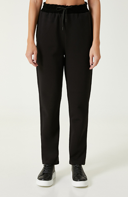 Siyah N-Tech Örme Eşofman Altı