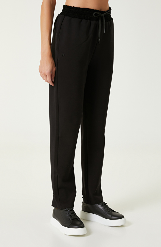 Siyah N-Tech Örme Eşofman Altı