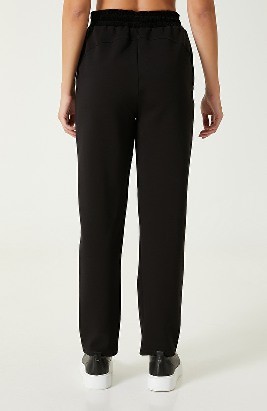 Siyah N-Tech Örme Eşofman Altı