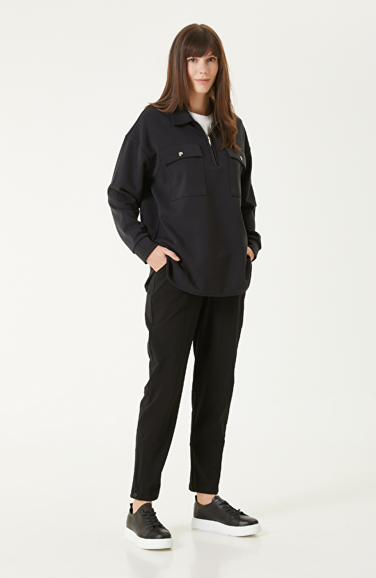 Siyah N-Tech Eşofman Altı