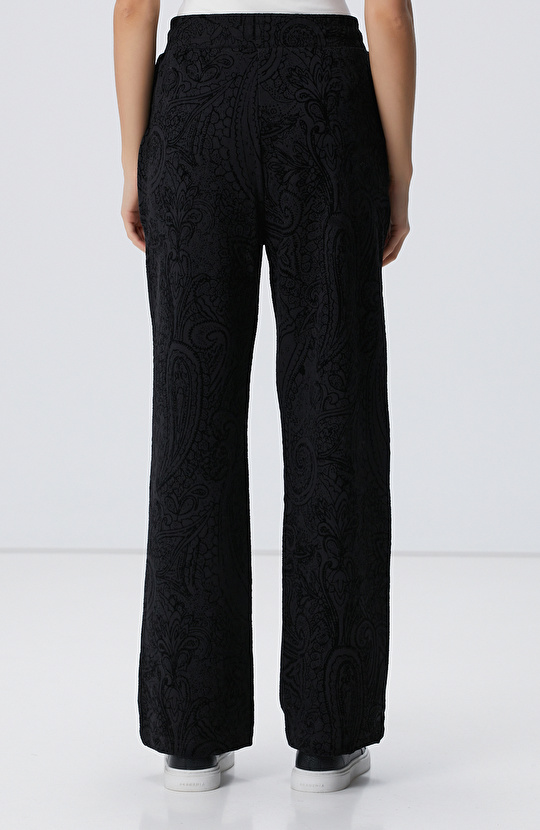 Siyah Baskılı Eşofman