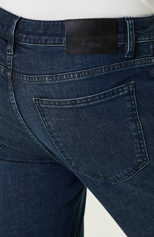 Lacivert Denim Pantolon