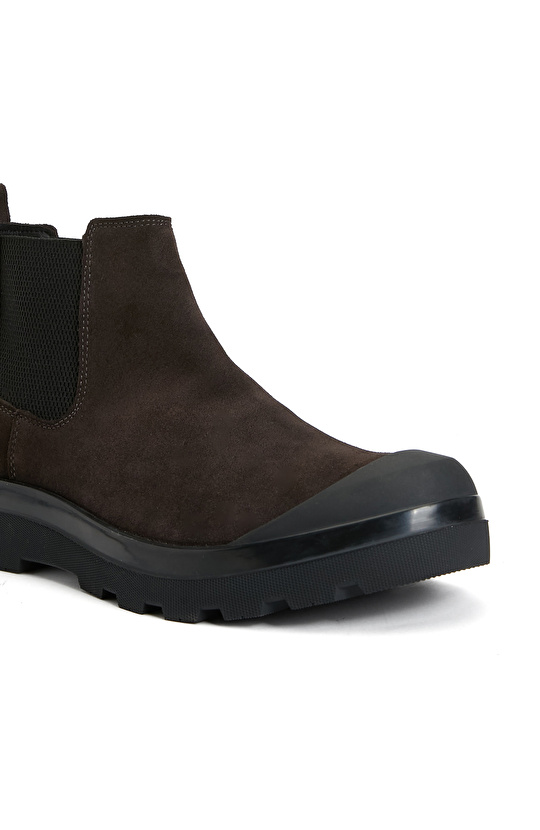 Kahverengi Erkek Deri Bot