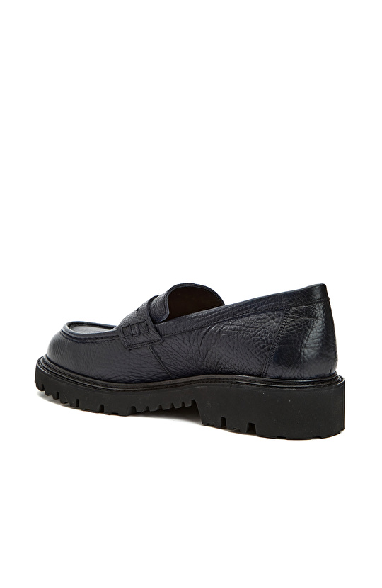 Lacivert Erkek Deri Loafer