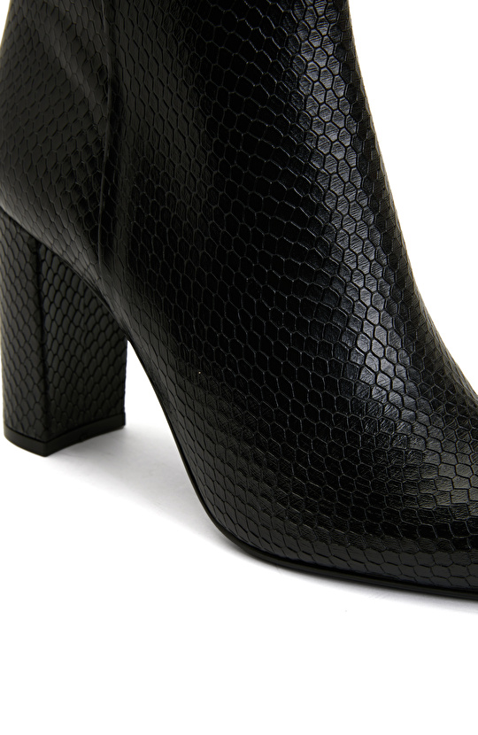 Siyah Kadın Deri Bot