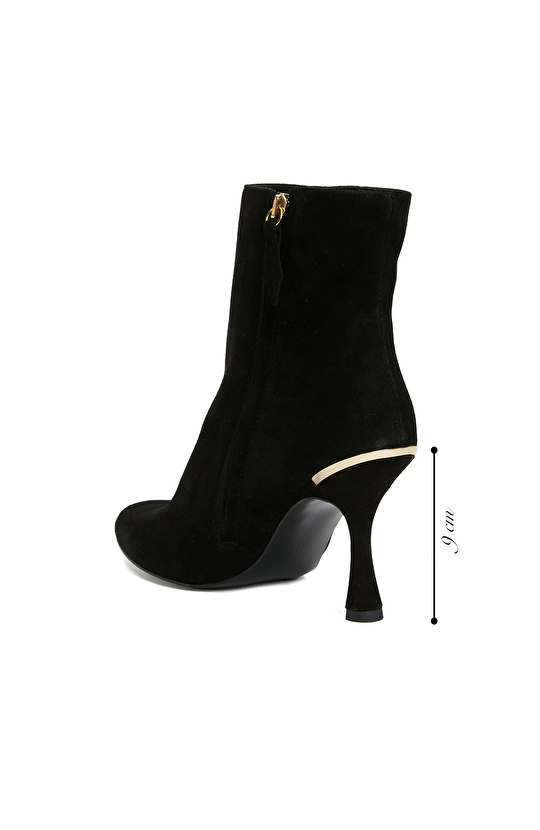 Siyah Kadın Deri Bot