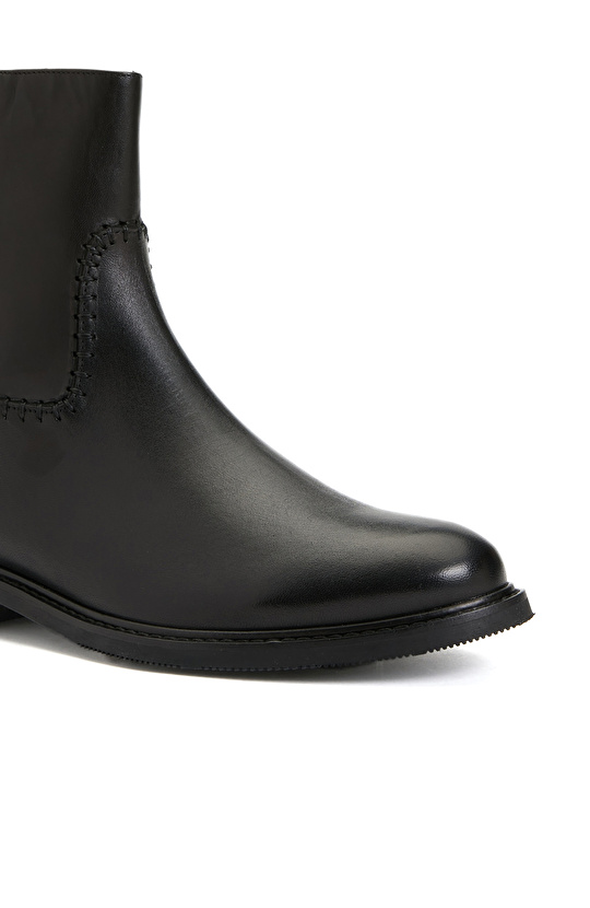 Siyah Kadın Deri Bot