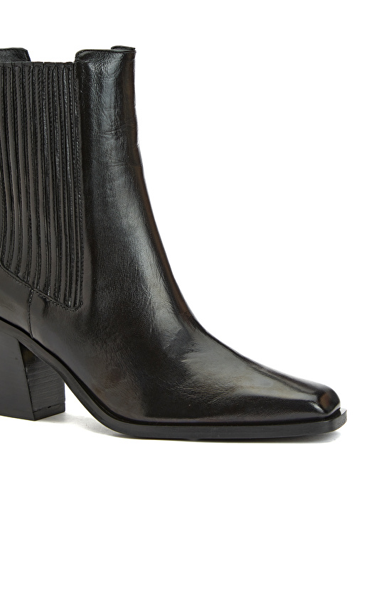 Siyah Kadın Deri Bot