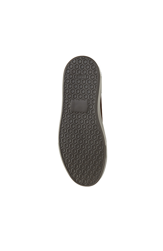 Kahverengi Erkek Deri Sneaker