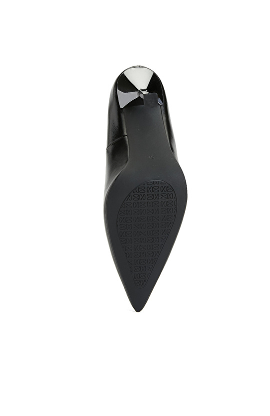 Siyah Kadın Deri Stiletto