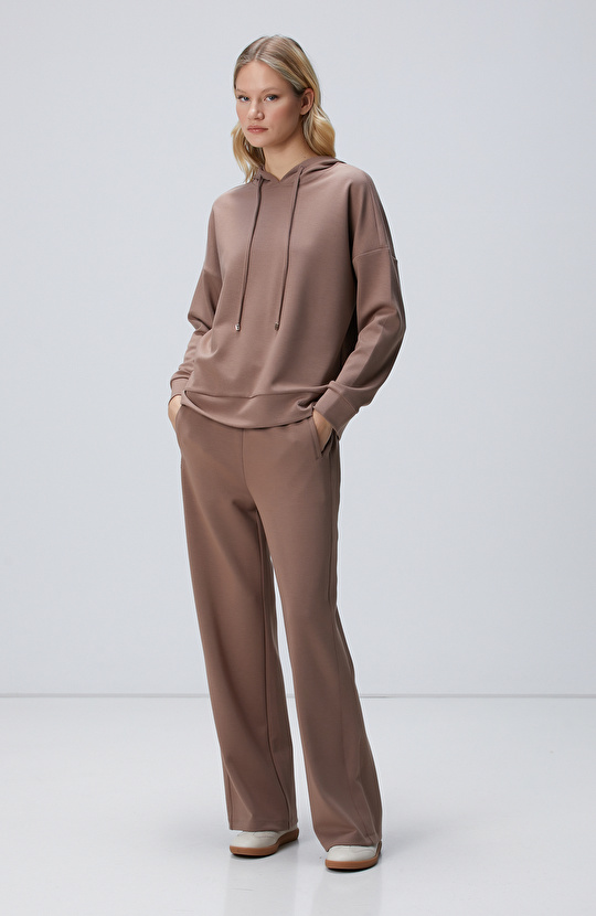 Vizon Kapüşonlu Sweatshirt