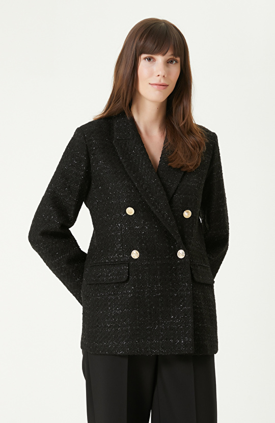 Siyah Tüvit Ceket