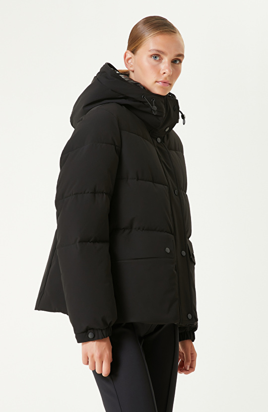 Siyah N-Tech Puffer Mont