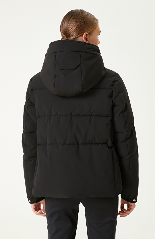 Siyah N-Tech Puffer Mont