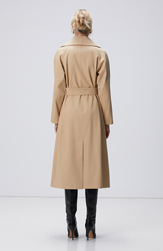 Bej Kruvaze Trençkot