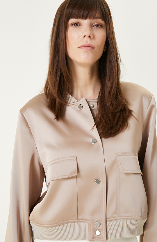 Vizon Saten Bomber Mont