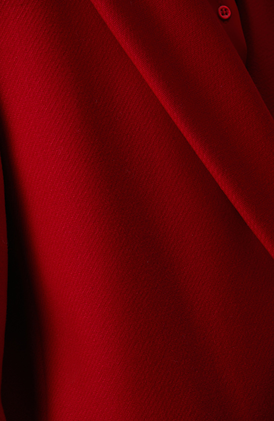 Kırmızı Kruvaze Manto