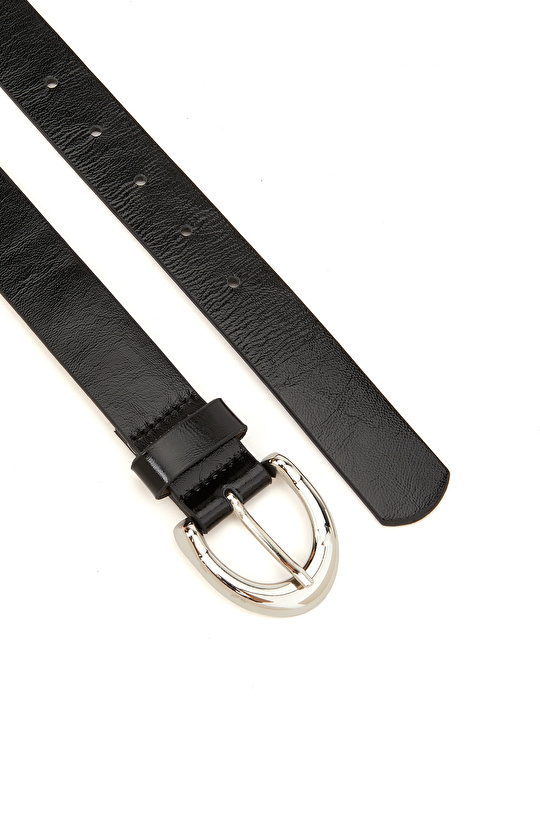 Siyah Desenli Kadın Kemer