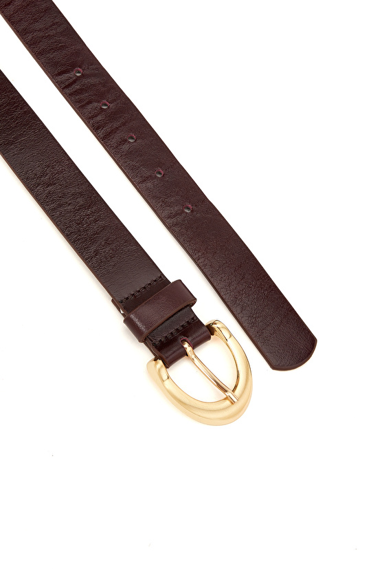 Bordo Desenli Kadın Kemer