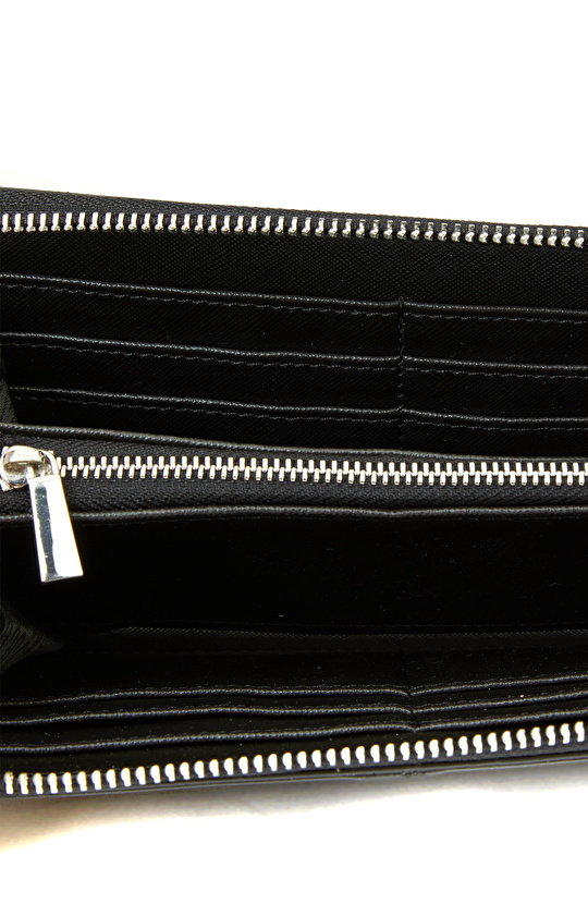 Siyah Desenli Kadın Cüzdan