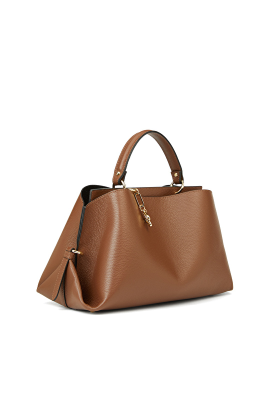 Fındık Rengi Kadın Deri Çanta