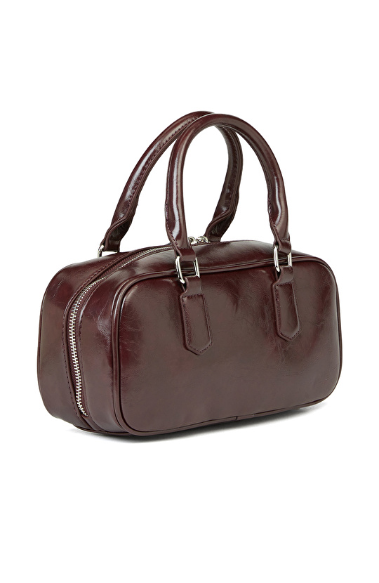 Bordo Kadın Rugan Çanta