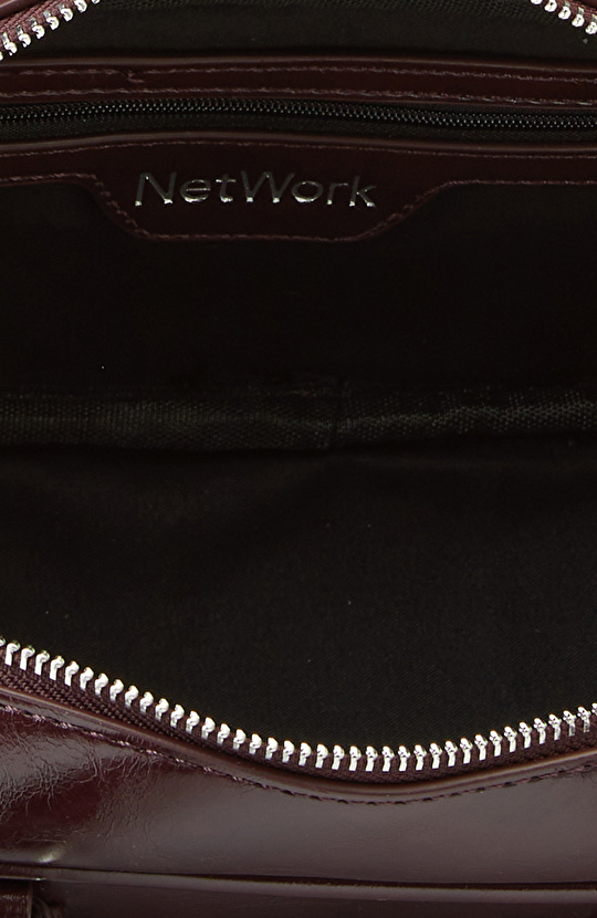 Bordo Kadın Rugan Çanta