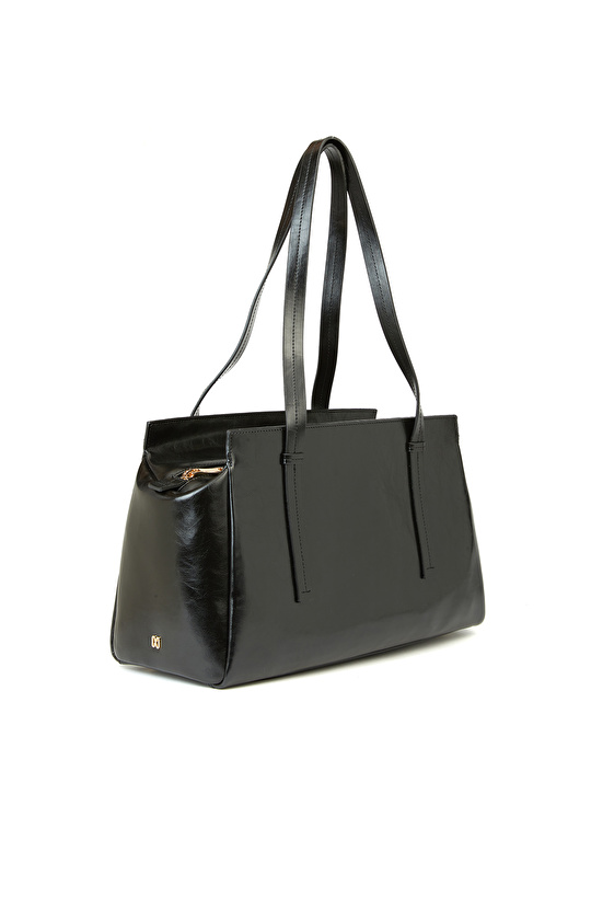 Siyah Desenli Kadın Çanta