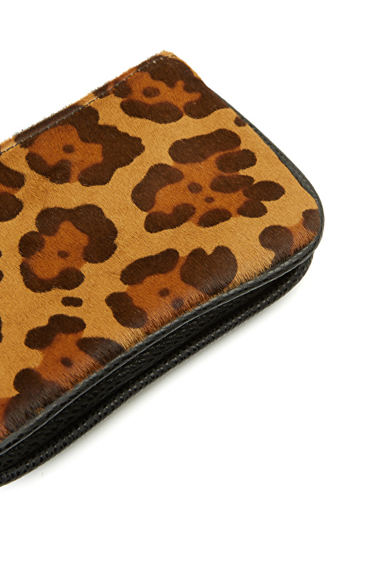 Leopar Desenli Kadın Cüzdan