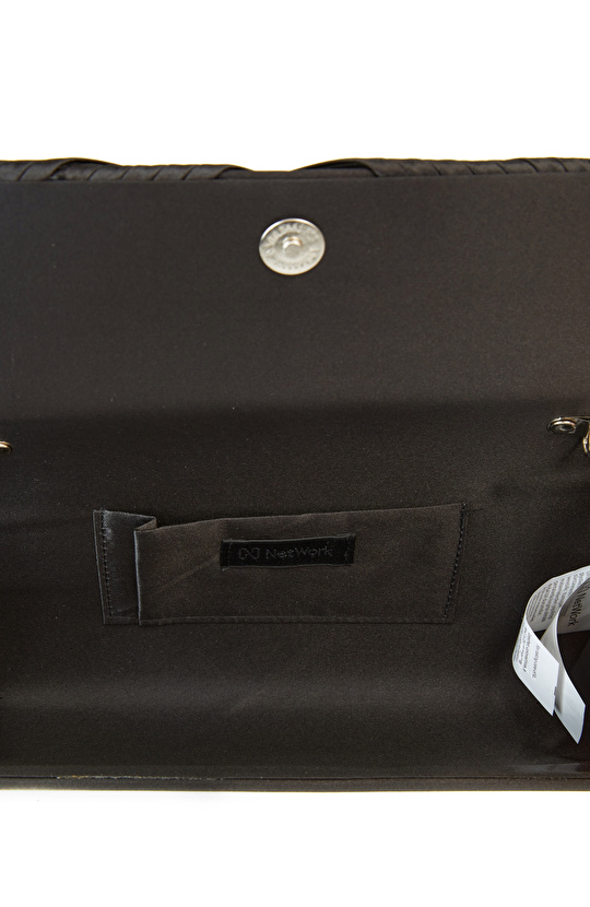 Siyah Kadın Saten Çanta