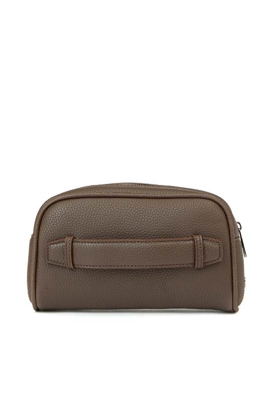 Kahverengi Erkek Kozmetik Çantası