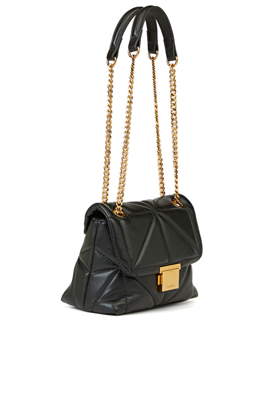 Siyah Kapitoneli Kadın Çanta