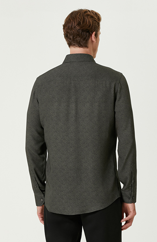 Haki Comfort Fit Gömlek