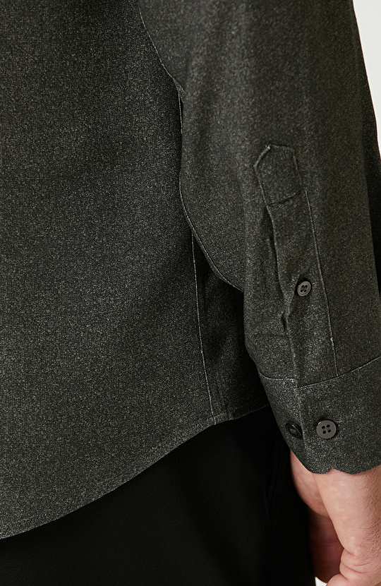 Haki Comfort Fit Gömlek