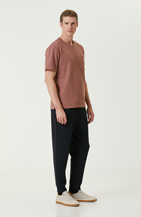 Gül Kurusu Cepli Tshirt