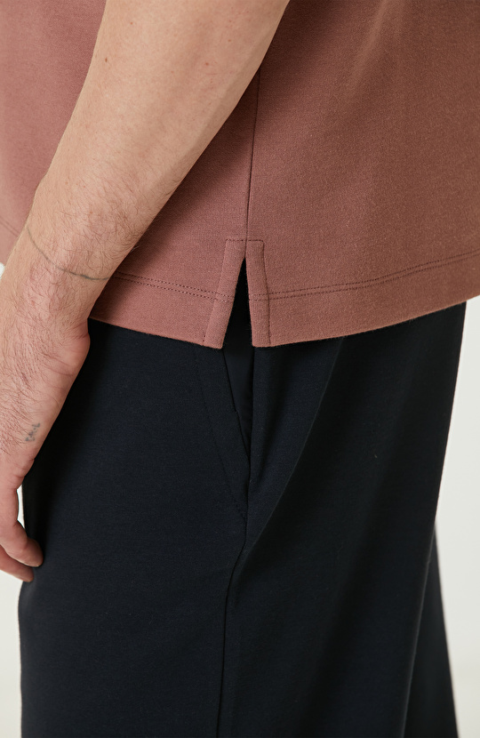 Gül Kurusu Cepli Tshirt