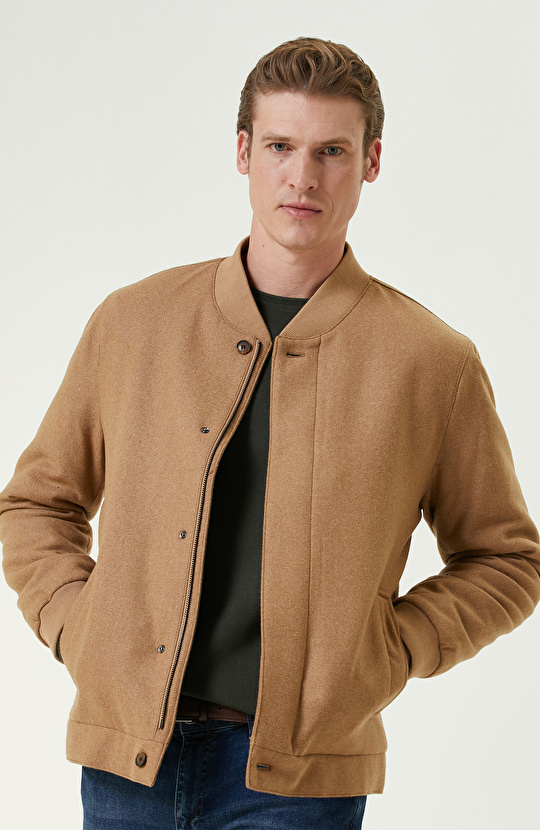 Camel Limited Yün Karışımlı Bomber Mont