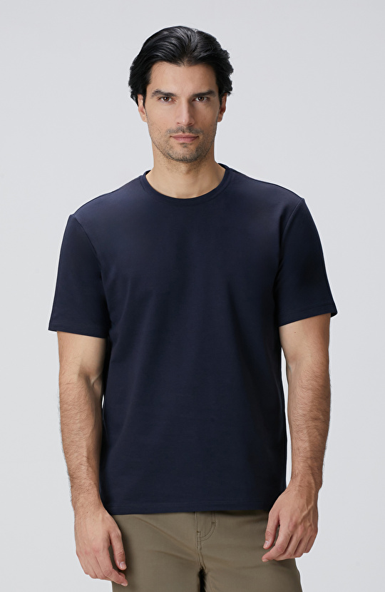 N-Tech Lacivert Basic T-shirt