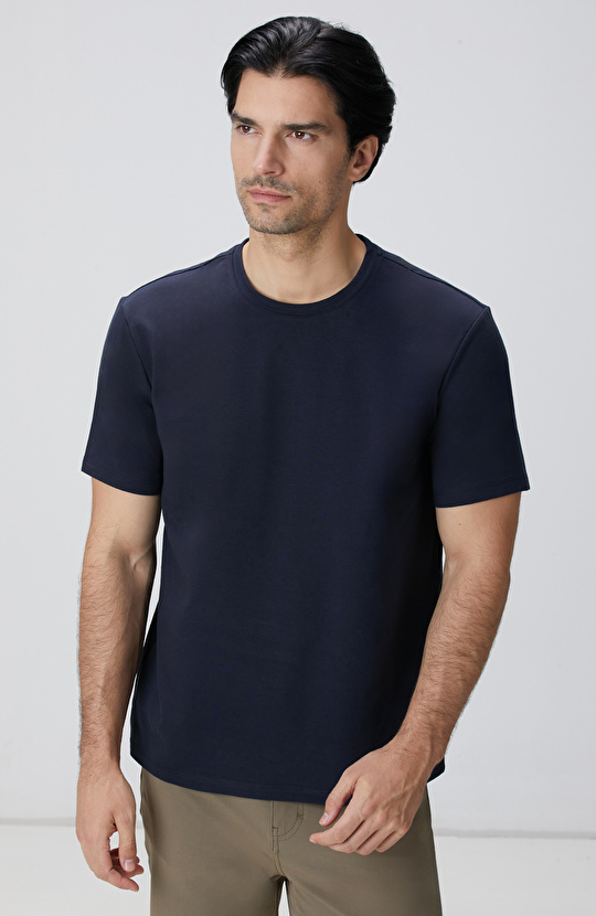N-Tech Lacivert Basic T-shirt