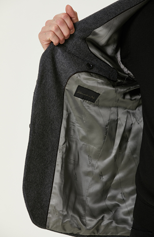 Limited Antrasit Kaşmir Blazer Ceket