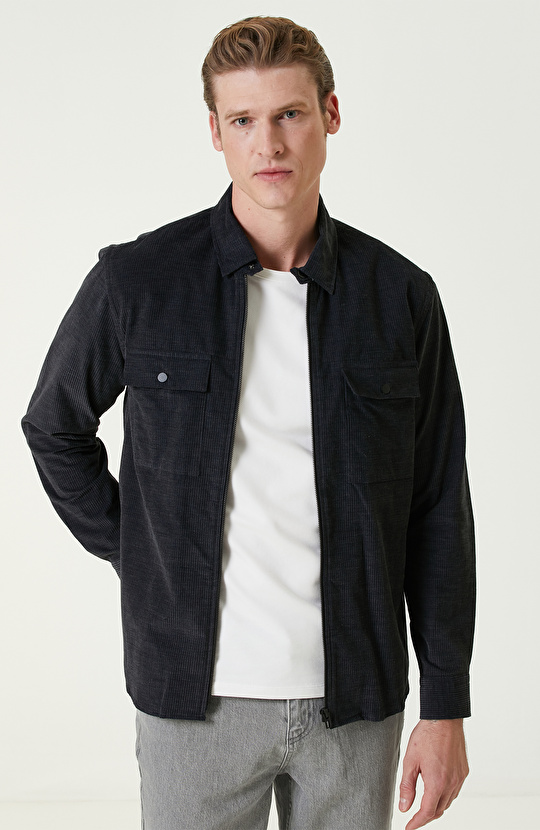 Antrasit Kadife Ceket